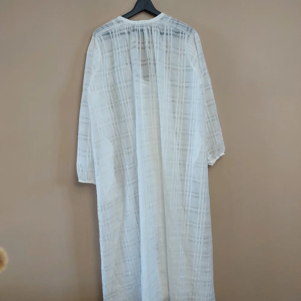 Birgette Herskind White Maxi Dress Size 36 - Picture 16 of 16